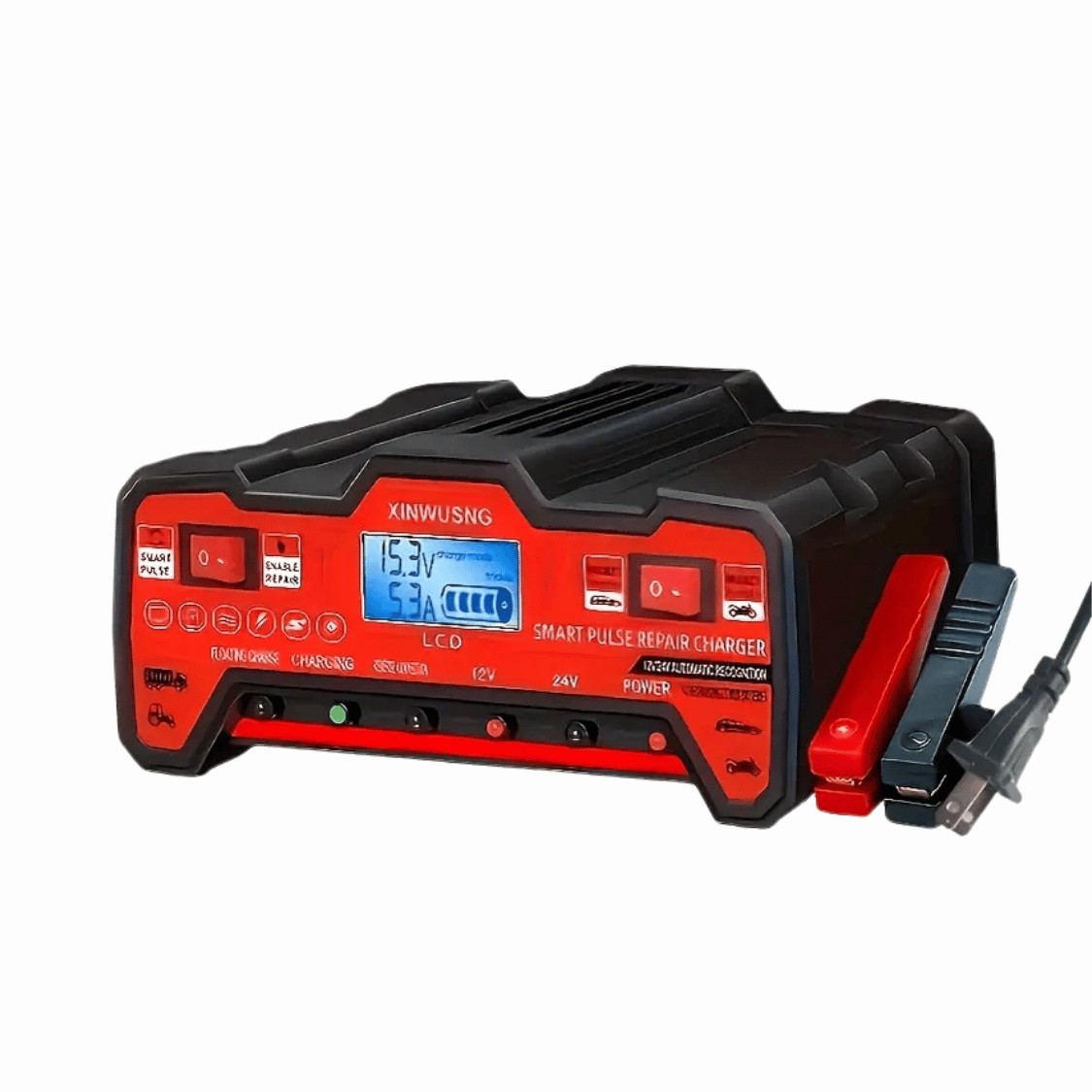 Cargador Inteligente Xinwusng 12v y 24v: